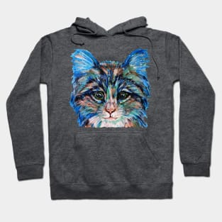 Adorable Blue Tabby Kitten Hoodie